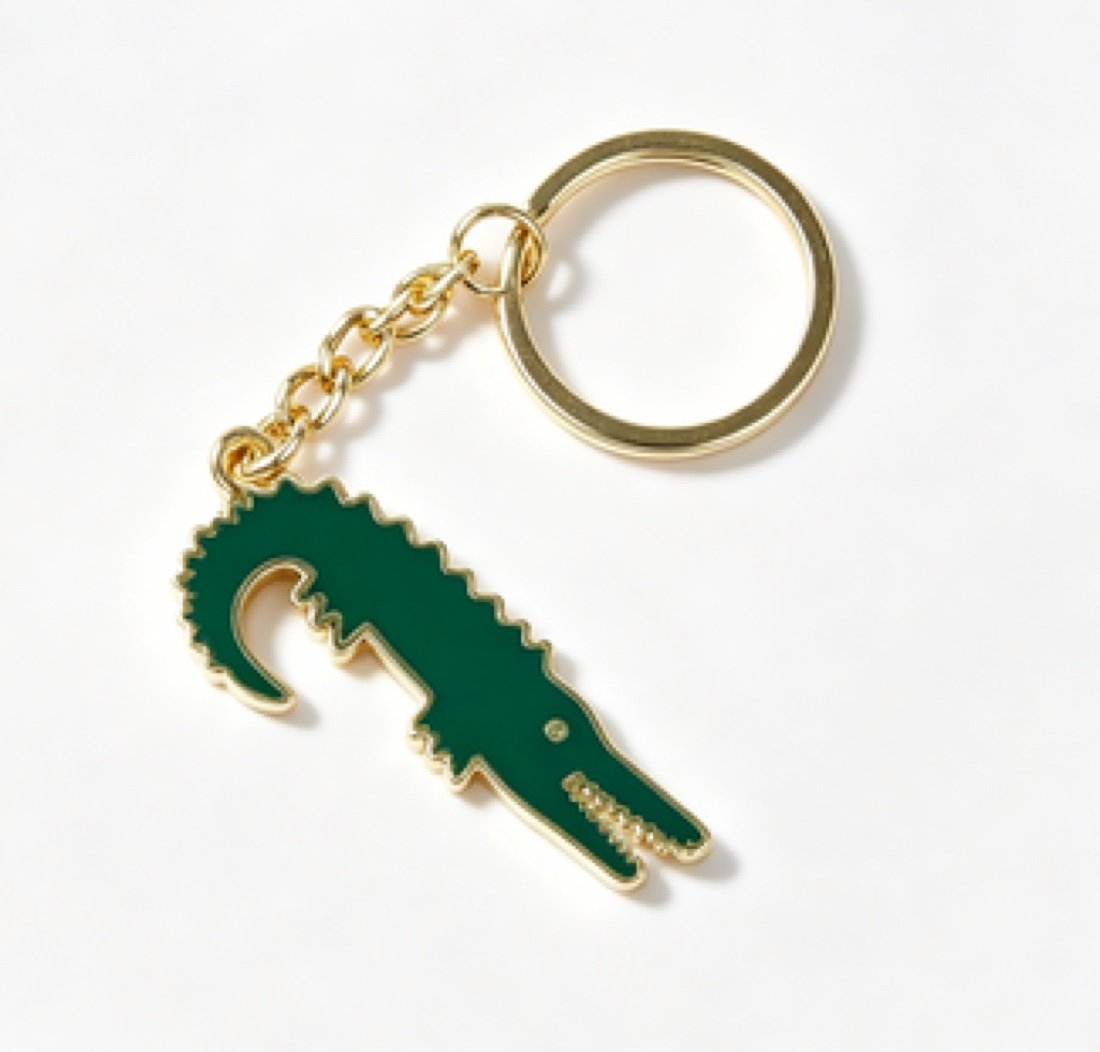 Enamel metal keychain