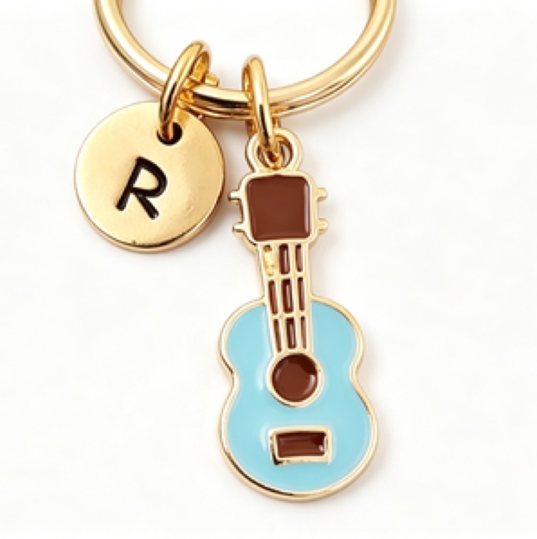 Color-filled enamel keychain reference
