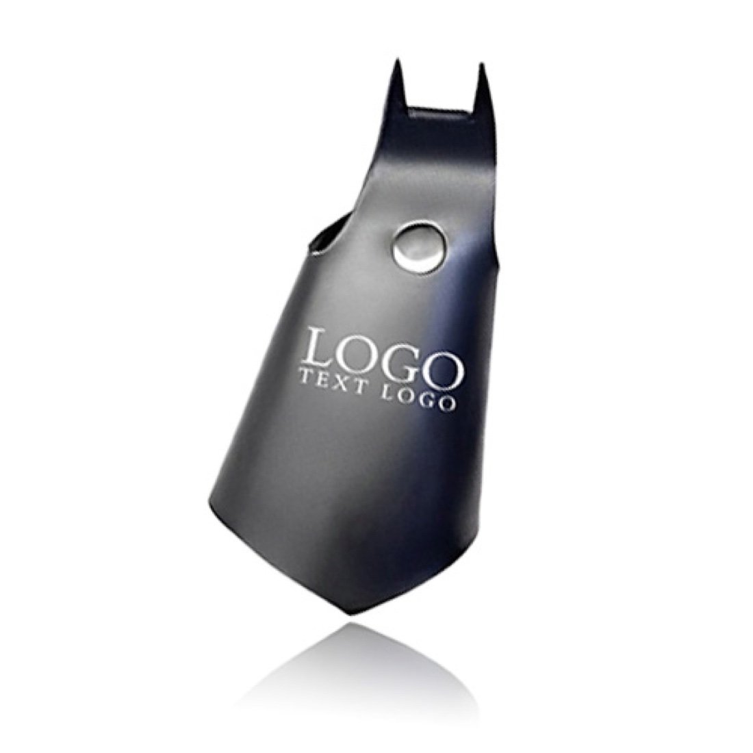 Leather loop keychain