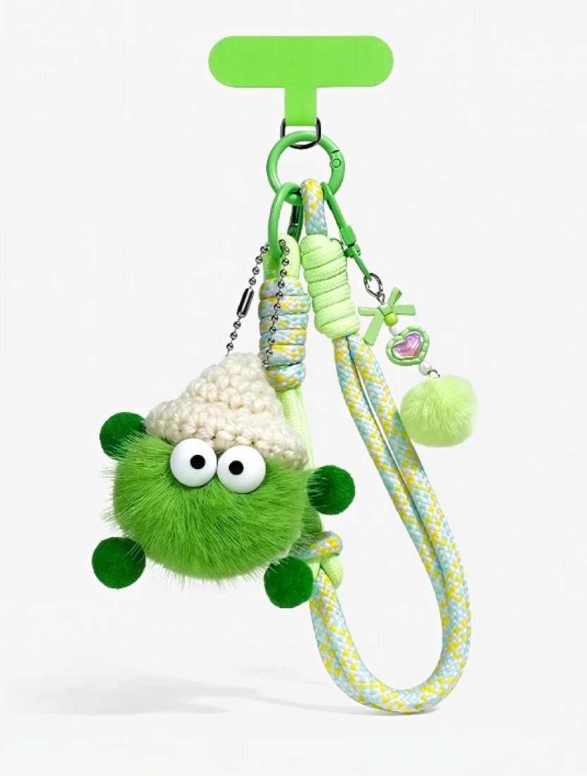 Plush phone charm reference