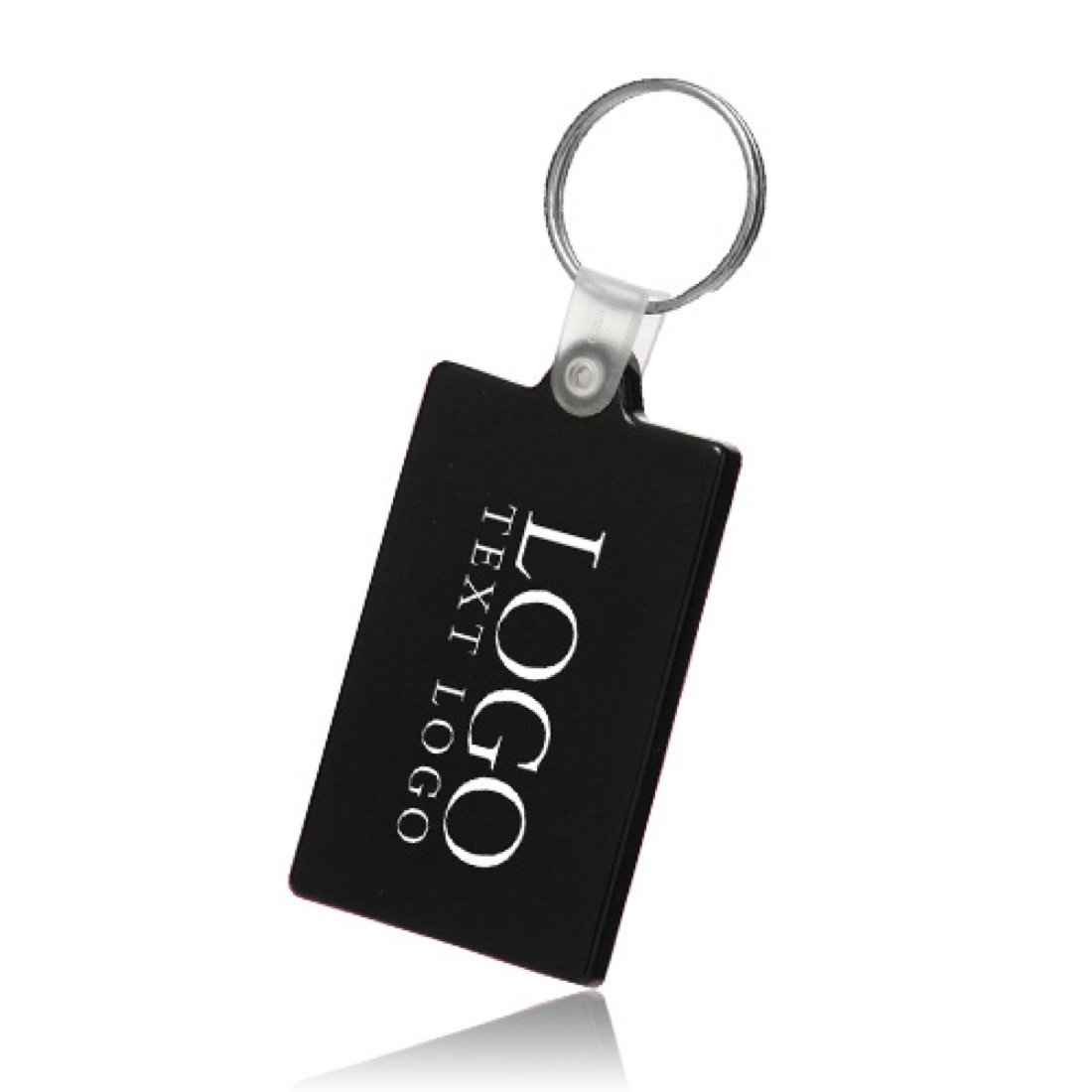 Rectangular plastic tag