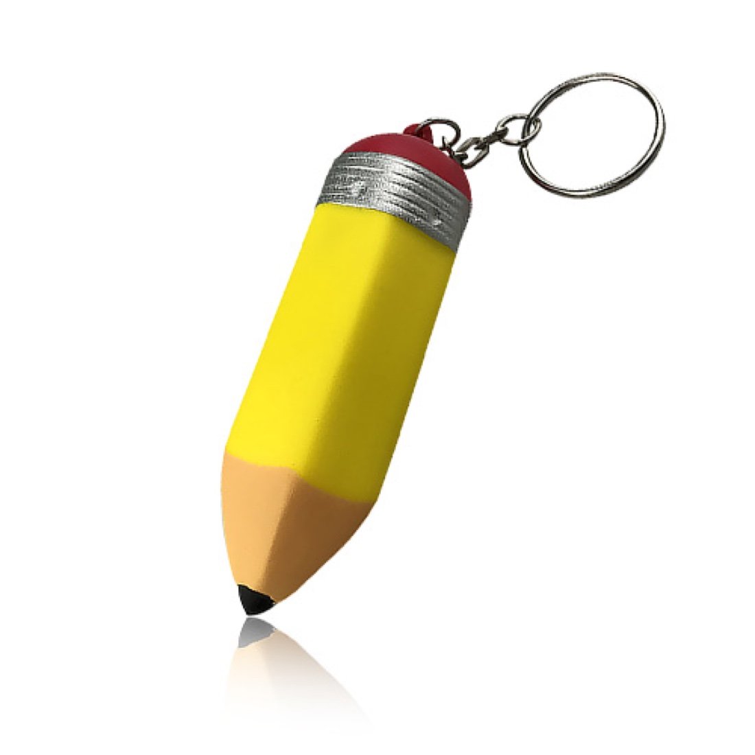 Pencil-shaped keychain
